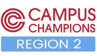 The words Campus Champions Region 2