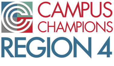 The words Campus Champions Region 4